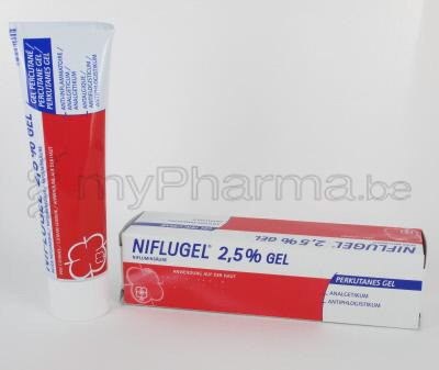 NIFLUGEL 2,5% 60 G GEL  (geneesmiddel)