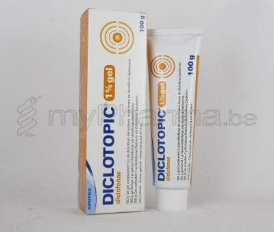 DICLOTOPIC 1% 100 G GEL                      (geneesmiddel)
