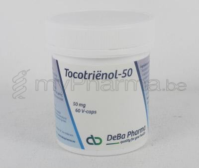 TOCOTRIENOL-50 CAPS 60 DEBA (voedingssupplement)