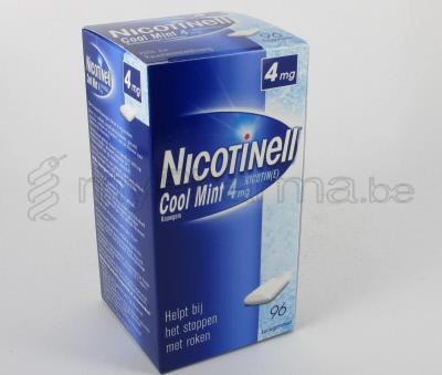 NICOTINELL COOL MINT 4 MG 96 KAUWGOMMEN              (geneesmiddel)