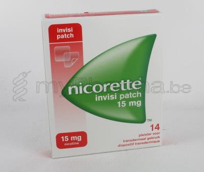 NICORETTE INVISI 15 MG 14 PLEISTERS                  (geneesmiddel)