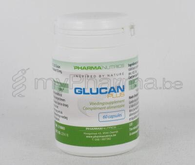 GLUCAN PLUS CAPS 60                  PHARMANUTRICS (voedingssupplement)