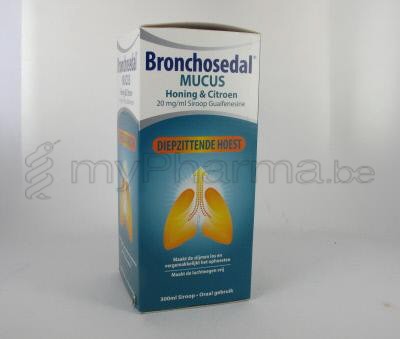 BRONCHOSEDAL MUCUS HONING CITROEN 300 ML SIROOP  (geneesmiddel)